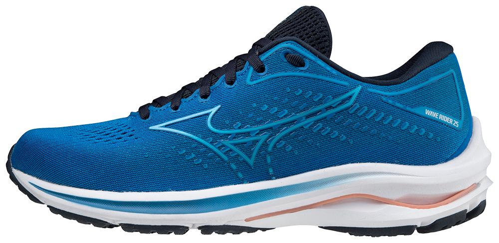Mizuno W WAVE RIDER 25 IMPERIAL BLUE/VIVID BLUE