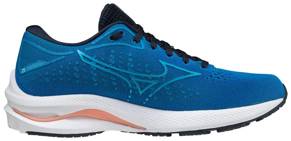 山水11 Mizuno W WAVE RIDER 25 IMPERIAL BLUE/VIVID BLUE